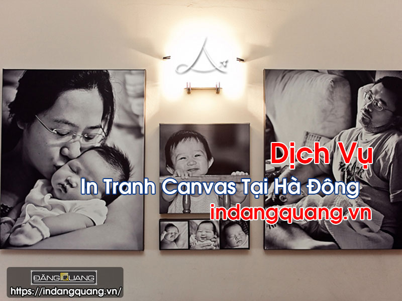 In Tranh Canvas Tại Hà Đông